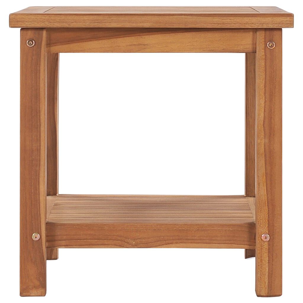 vidaXL Coffee Table 45x45x45 cm Solid Teak Wood