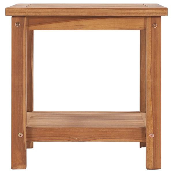 vidaXL Coffee Table 45x45x45 cm Solid Teak Wood
