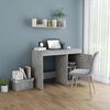 vidaXL Desk Concrete Grey 100x50x76 cm Engineered Wood