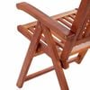 vidaXL Folding Garden Chairs 2 pcs Solid Acacia Wood Brown