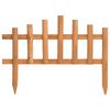 vidaXL Lawn Edgings 10 pcs Firwood 4.4 m