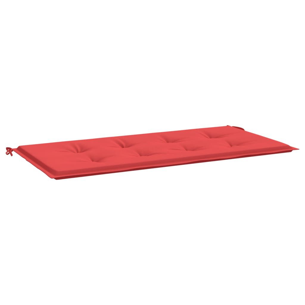 vidaXL Garden Bench Cushion Red 100x50x3 cm Oxford Fabric