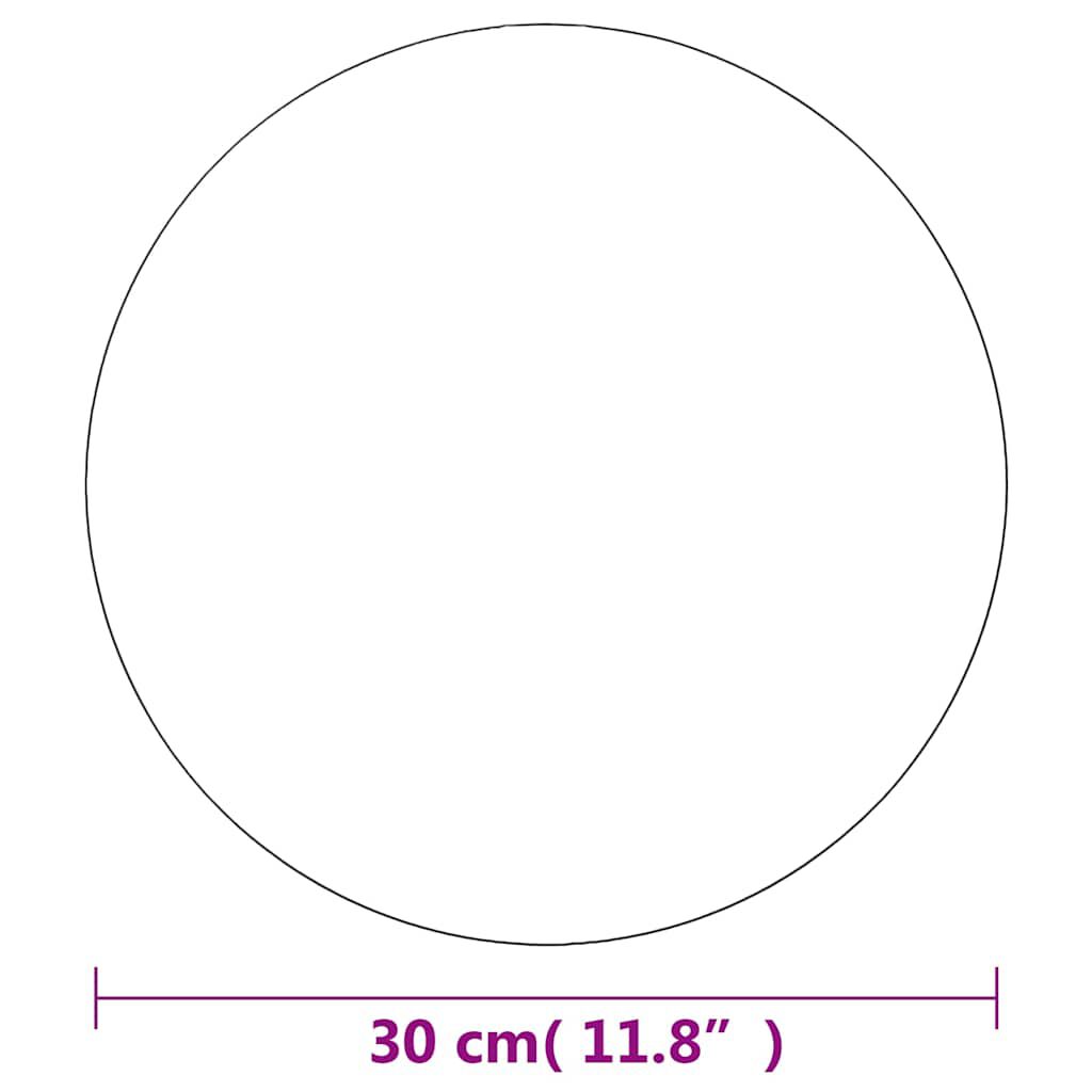 vidaXL Frameless Mirror Round 30 cm Glass