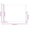 vidaXL Patio Retractable Side Awning 220x300 cm Cream