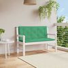 vidaXL Garden Bench Cushion Green 120x(50+50)x7cm Oxford Fabric