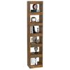 vidaXL Book Cabinet/Room Divider Smoked Oak 40x30x198 cm