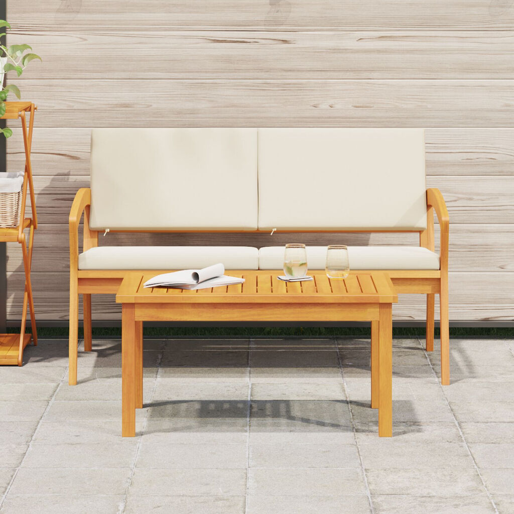 vidaXL Coffee Table 75x40x38 cm Solid Wood Acacia