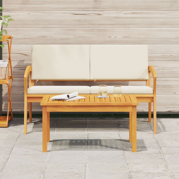 vidaXL Coffee Table 75x40x38 cm Solid Wood Acacia