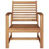 vidaXL Garden Chairs 2 pcs Natural 60 x 65 x 76.5 cm Solid teak wood