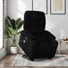 vidaXL Stand up Massage Recliner Chair Black Fabric