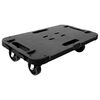 vidaXL Transport Trolleys 2 pcs Black Polypropylene 300 kg