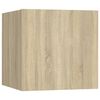 vidaXL Wall Mounted TV Cabinet Sonoma Oak 30.5x30x30 cm
