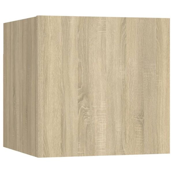 vidaXL Wall Mounted TV Cabinet Sonoma Oak 30.5x30x30 cm