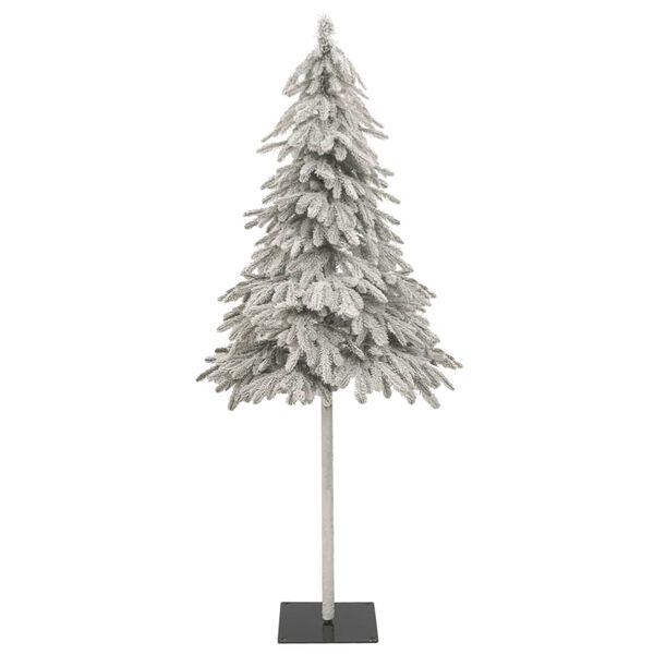 vidaXL Artificial Christmas Tree 300 LEDs & Flocked Snow 210 cm