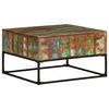 vidaXL Coffee Table 68x68x41 cm Solid Reclaimed Wood