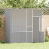 vidaXL Bird Cage Grey 215x78x200 cm Galvanised Steel
