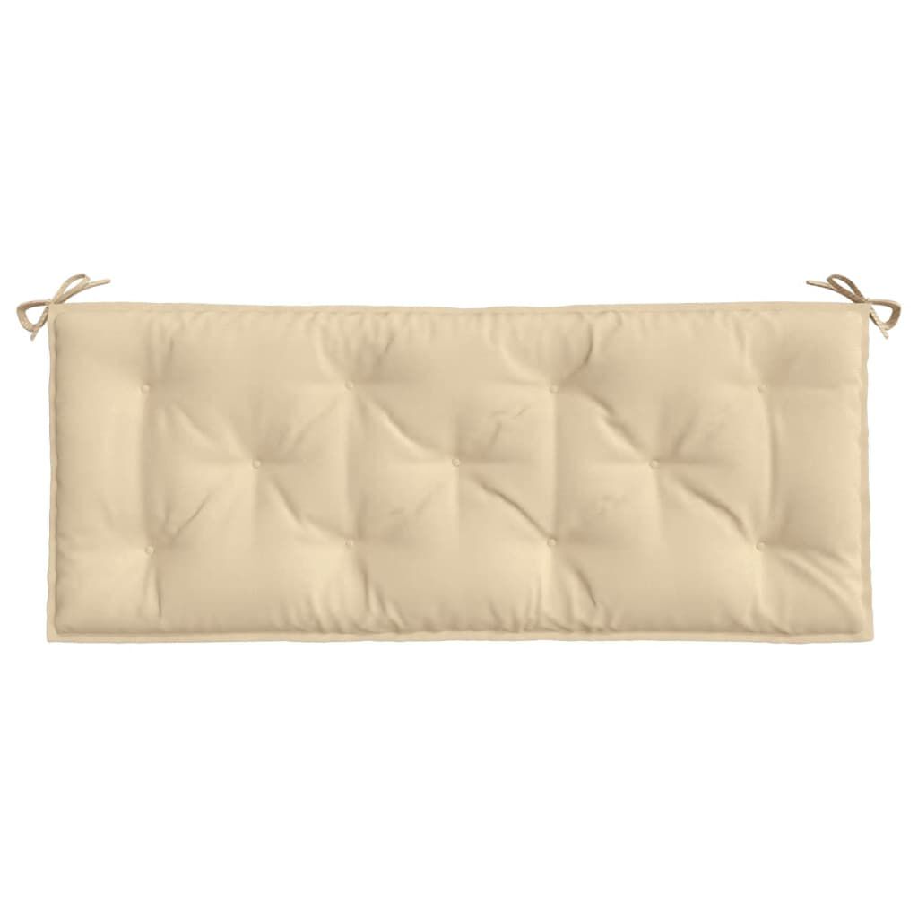 vidaXL Garden Bench Cushion Beige 120x50x7 cm Oxford Fabric