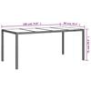 vidaXL 9 Piece Garden Dining Set with Cushions Beige Poly Rattan
