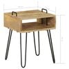 vidaXL Bedside Table Solid Mango Wood 40x34x47 cm