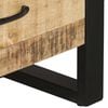 vidaXL Bookshelf 118x30x200 cm Solid Rough Mango Wood