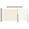 vidaXL Patio Retractable Side Awning 120 x 300 cm Cream