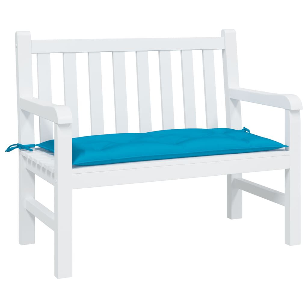 vidaXL Garden Bench Cushion Light Blue 100x50x7cm Oxford Fabric