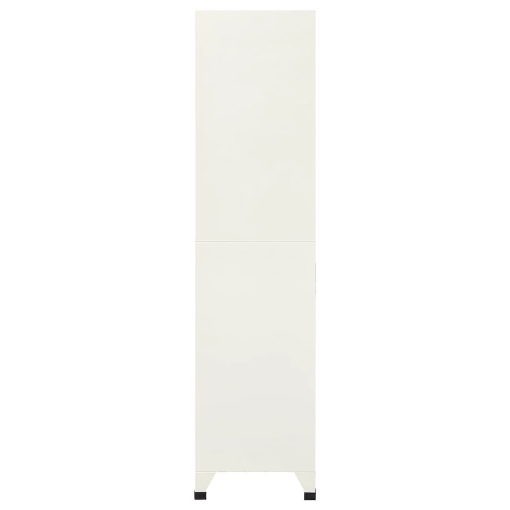 vidaXL Locker Cabinet Grey and Blue 90x45x180 cm Steel