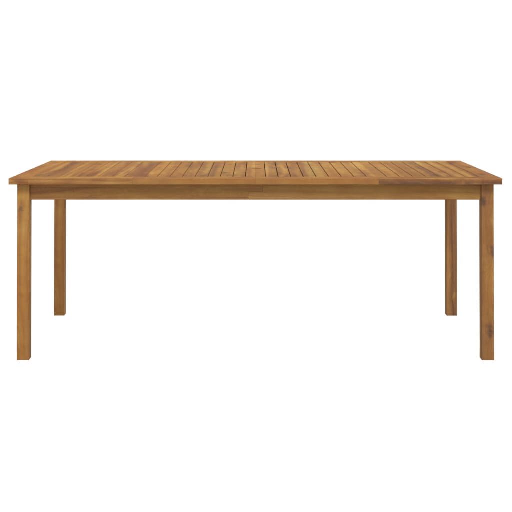 vidaXL 7 Piece Garden Dining Set Solid Wood Acacia