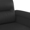 vidaXL 2-Seater Sofa Black 120 cm Faux Leather