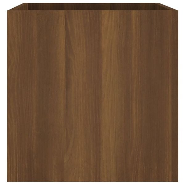 vidaXL Planter Box Brown Oak 40x40x40 cm Engineered Wood