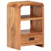 vidaXL Bedside Table 40x30x60 cm Solid Acacia Wood Honey Finish