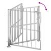 vidaXL Garden Gate 100x95 cm Stainless Steel
