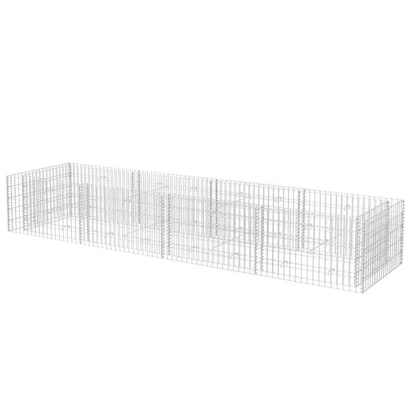 vidaXL Gabion Raised Bed Steel 360x90x50 cm