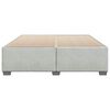 vidaXL Bed Frame without Mattress Light Grey California King Velvet