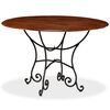 vidaXL Dining Table Solid Acacia Wood with Honey Finish 120x76 cm