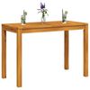 vidaXL Garden Dining Table 110x55x75 cm Solid Wood Acacia