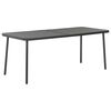 vidaXL 9 Piece Outdoor Dining Set Steel Dark Grey