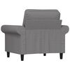 vidaXL Sofa Chair Light Grey 60 cm Fabric