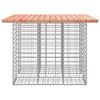 vidaXL Garden Bench Gabion Design 100x102x72 cm Solid Wood Douglas