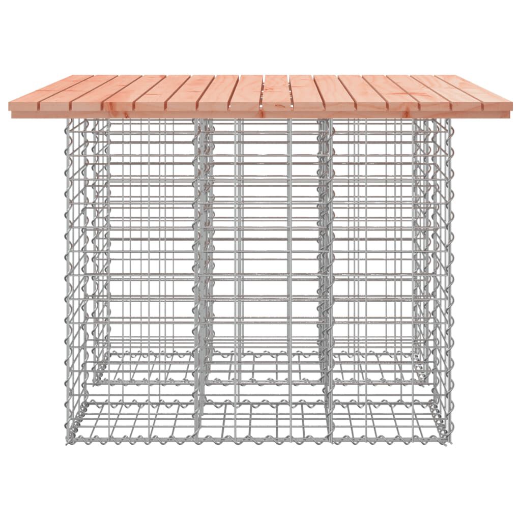 vidaXL Garden Bench Gabion Design 100x102x72 cm Solid Wood Douglas