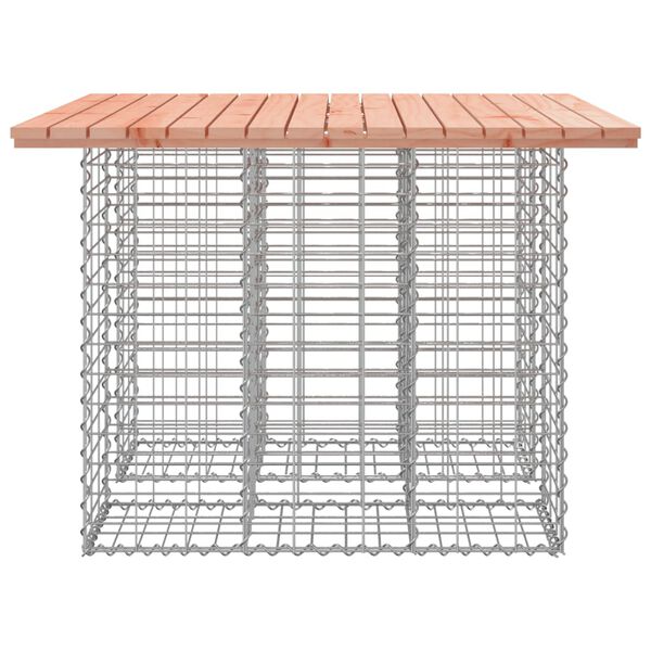 vidaXL Garden Bench Gabion Design 100x102x72 cm Solid Wood Douglas
