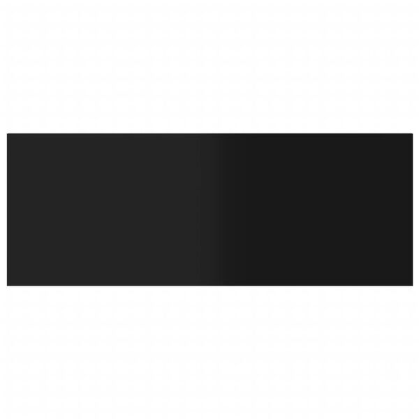 vidaXL Bookshelf Boards 8 pcs High Gloss Black 80x30x1.5 cm Engineered Wood