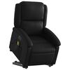 vidaXL Electric Stand up Massage Recliner Chair Black Faux Leather