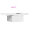 vidaXL Coffee Table White 80x55x40 cm Engineered Wood