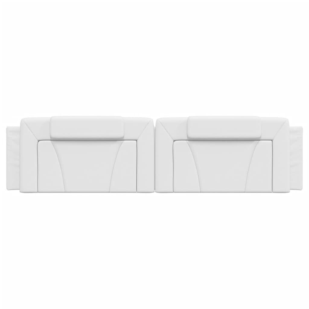 vidaXL Headboard Cushion White 193 cm Faux Leather