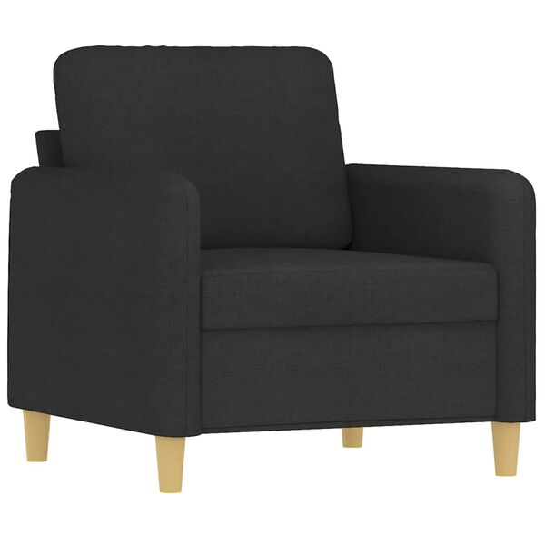 vidaXL Sofa Chair Black 60 cm Fabric