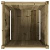vidaXL Garden Planter 60x60x60 cm Impregnated Wood Pine