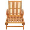vidaXL Sun Loungers 2 pcs with Table and Cushions Solid Wood Acacia