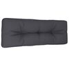 vidaXL Pallet Cushion Anthracite 120x40x12 cm Fabric