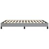 vidaXL Bed Frame without Mattress Light Grey 152x203 cm Queen Fabric